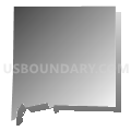 Henderson township, Jefferson County, Pennsylvania (Gray Gradient Fill with Shadow)