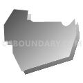 Northmoreland township, Wyoming County, Pennsylvania (Gray Gradient Fill with Shadow)