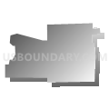 Punxsutawney borough, Jefferson County, Pennsylvania (Gray Gradient Fill with Shadow)