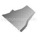 Ruscombmanor township, Berks County, Pennsylvania (Gray Gradient Fill with Shadow)