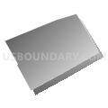East Whiteland township, Chester County, Pennsylvania (Gray Gradient Fill with Shadow)