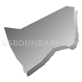 Wyalusing borough, Bradford County, Pennsylvania (Gray Gradient Fill with Shadow)