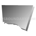 Greenfield township, Lackawanna County, Pennsylvania (Gray Gradient Fill with Shadow)