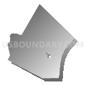 Antis township, Blair County, Pennsylvania (Gray Gradient Fill with Shadow)