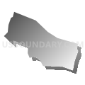 Monongahela city, Washington County, Pennsylvania (Gray Gradient Fill with Shadow)