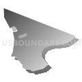 Union township, Washington County, Pennsylvania (Gray Gradient Fill with Shadow)