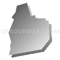 Cornwall borough, Lebanon County, Pennsylvania (Gray Gradient Fill with Shadow)