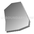Berrysburg borough, Dauphin County, Pennsylvania (Gray Gradient Fill with Shadow)