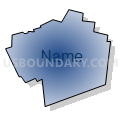 Gratz borough, Dauphin County, Pennsylvania (Radial Fill with Shadow)