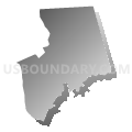 Londonderry township, Dauphin County, Pennsylvania (Gray Gradient Fill with Shadow)