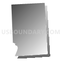 Tuscarora township, Bradford County, Pennsylvania (Gray Gradient Fill with Shadow)