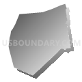 Monroe township, Cumberland County, Pennsylvania (Gray Gradient Fill with Shadow)