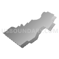 Wilkes-Barre city, Luzerne County, Pennsylvania (Gray Gradient Fill with Shadow)