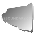Boggs township, Armstrong County, Pennsylvania (Gray Gradient Fill with Shadow)