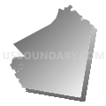 Rayburn township, Armstrong County, Pennsylvania (Gray Gradient Fill with Shadow)
