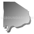 South Buffalo township, Armstrong County, Pennsylvania (Gray Gradient Fill with Shadow)