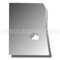West Franklin township, Armstrong County, Pennsylvania (Gray Gradient Fill with Shadow)
