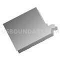 West Middlesex borough, Mercer County, Pennsylvania (Gray Gradient Fill with Shadow)