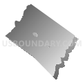 Ligonier township, Westmoreland County, Pennsylvania (Gray Gradient Fill with Shadow)