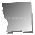 Harford township, Susquehanna County, Pennsylvania (Gray Gradient Fill with Shadow)