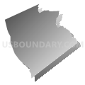 East Drumore township, Lancaster County, Pennsylvania (Gray Gradient Fill with Shadow)