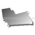 Mountville borough, Lancaster County, Pennsylvania (Gray Gradient Fill with Shadow)