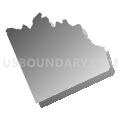 Providence township, Lancaster County, Pennsylvania (Gray Gradient Fill with Shadow)