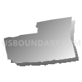 Pawtucket city, Providence County, Rhode Island (Gray Gradient Fill with Shadow)