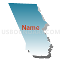 Macedonia CCD, Cherokee County, South Carolina (Blue Gradient Fill with Shadow)