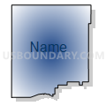 North Ziebach UT, Ziebach County, South Dakota (Radial Fill with Shadow)