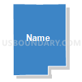 Waverly township, Codington County, South Dakota (Solid Fill with Shadow)