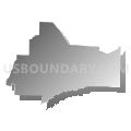 District 7, Tipton County, Tennessee (Gray Gradient Fill with Shadow)