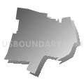 District 8, Davidson County, Tennessee (Gray Gradient Fill with Shadow)