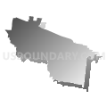 District 11, Maury County, Tennessee (Gray Gradient Fill with Shadow)