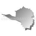 District 17, Wilson County, Tennessee (Gray Gradient Fill with Shadow)
