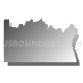 District 5, McNairy County, Tennessee (Gray Gradient Fill with Shadow)