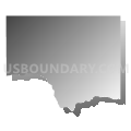 Wheeler CCD, Wheeler County, Texas (Gray Gradient Fill with Shadow)