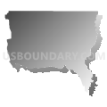 Chandler-Brownsboro CCD, Henderson County, Texas (Gray Gradient Fill with Shadow)