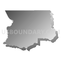 Delta CCD, Millard County, Utah (Gray Gradient Fill with Shadow)
