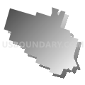 Barre city, Washington County, Vermont (Gray Gradient Fill with Shadow)
