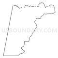 Tunstall district, Pittsylvania County, Virginia (Light Gray Border)