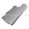 Berkeley district, Spotsylvania County, Virginia (Gray Gradient Fill with Shadow)