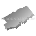 Monroe district, Washington County, Virginia (Gray Gradient Fill with Shadow)