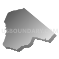 Buckmarsh district, Clarke County, Virginia (Gray Gradient Fill with Shadow)