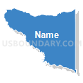Sunnyside CCD, Yakima County, Washington (Solid Fill with Shadow)
