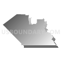 Federal Way-Auburn CCD, King County, Washington (Gray Gradient Fill with Shadow)