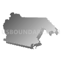 West Augusta district, Marion County, West Virginia (Gray Gradient Fill with Shadow)