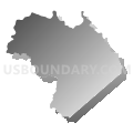 Kentucky district, Nicholas County, West Virginia (Gray Gradient Fill with Shadow)