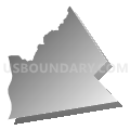 Union district, Mason County, West Virginia (Gray Gradient Fill with Shadow)