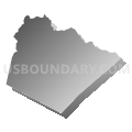 Steele district, Wood County, West Virginia (Gray Gradient Fill with Shadow)